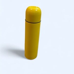 Retro vintage yellow IKEA steel thermos 
Vacuum sealed thermos